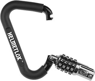 Helmetlok 4101 gummiertes Motorradhelm-Zahlenschloss