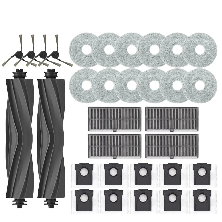 Compatible For Dreame L40 ultra / X40 Ultra Robot Vacuum Accessories Dust Bags Mop Main Side Brushes Cloths HEPA Filters Spare Parts