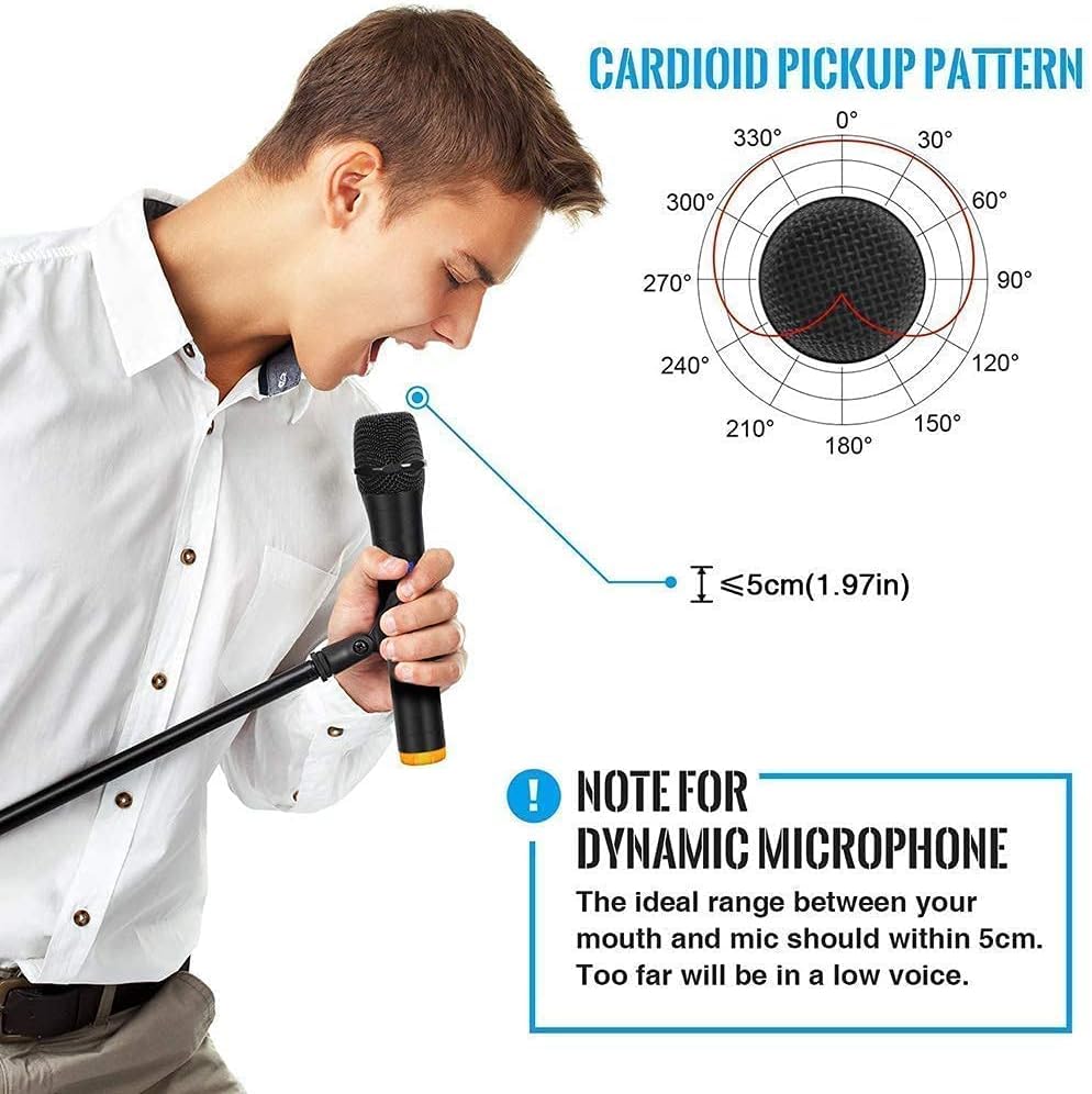 Microphone sans fil ELzEy double micro portable pour lecteur multimédia