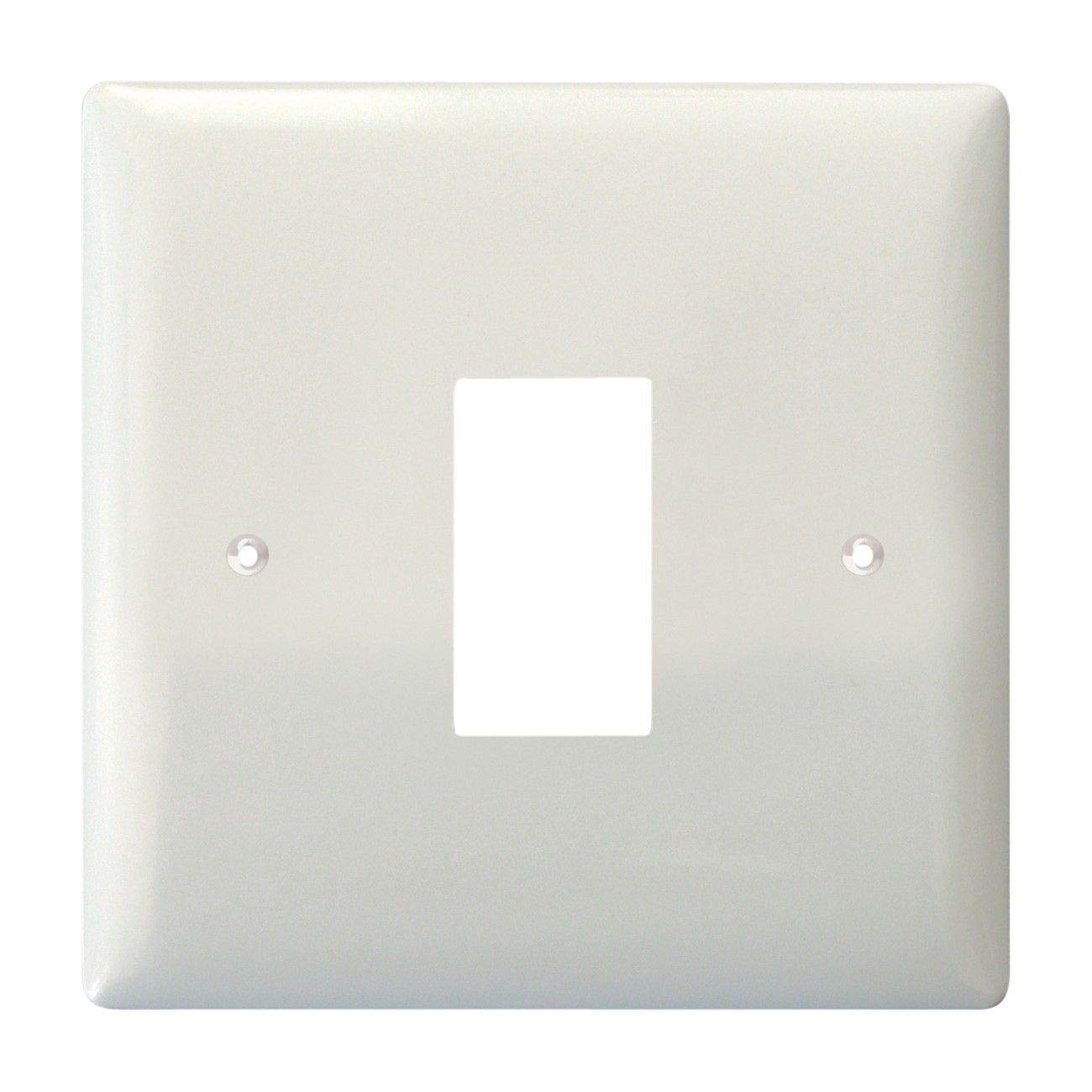 Varilight XOPGY1 PowerGrid Polar White 1 Gang Grid Plate (Single Plate)