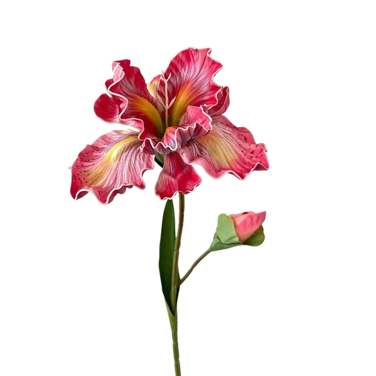 Bouquet de iris artificiels en EVA pour décorer sans entretien ni allergies