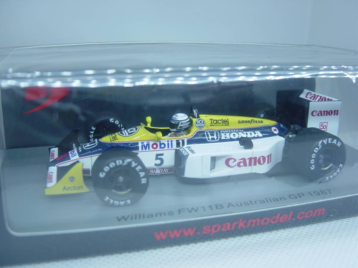 Amazon.co.jp: spark 1/43 Williams FW11B Australian GP 1987#5