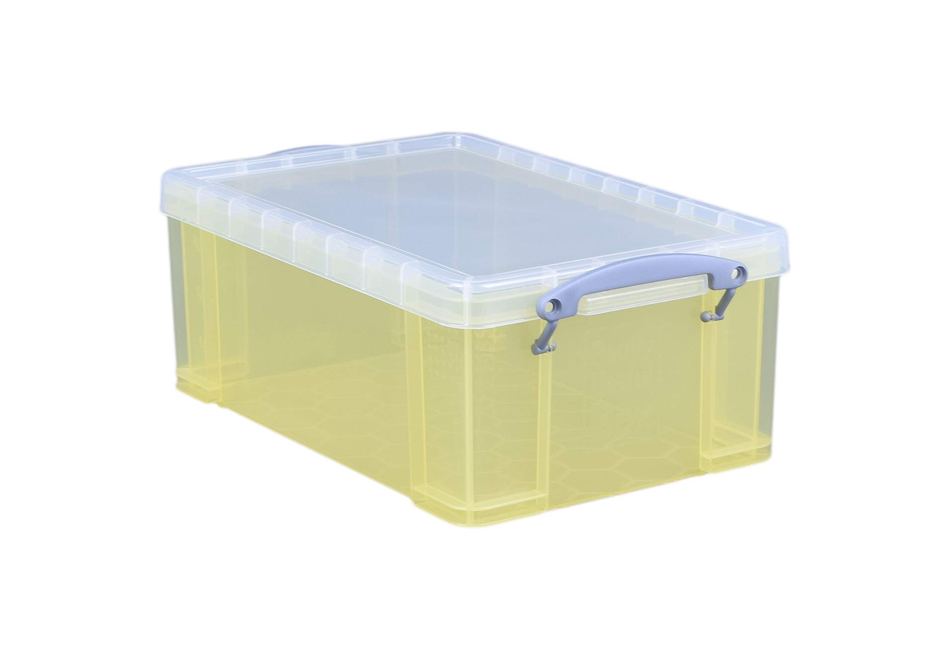 Really Useful Box9 Litre Transparent Yellow
