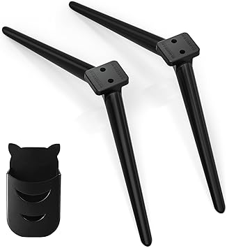 Upgraded VersionMetal Base TV Legs for TCL TV Stand Legs 70" 75" 70S446 75S451 75S453 75S455 75S421 75S423 75S425 75S431 75S435 75S433 75S555 75S551 75S553 75S446, TV Feet for Roku TV Stand Legs