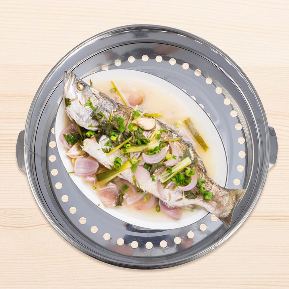 Dampfgareinsatz mit Deckel Edelstahl Silber für Küche und Kochen