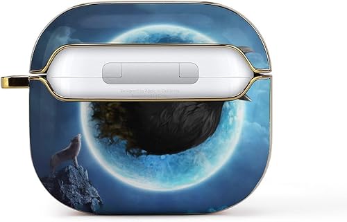 Miniatura 3 de Wolf and Crow - Funda para AirPods 3 con llavero y auriculares, accesorios de protección a prueba de golpes