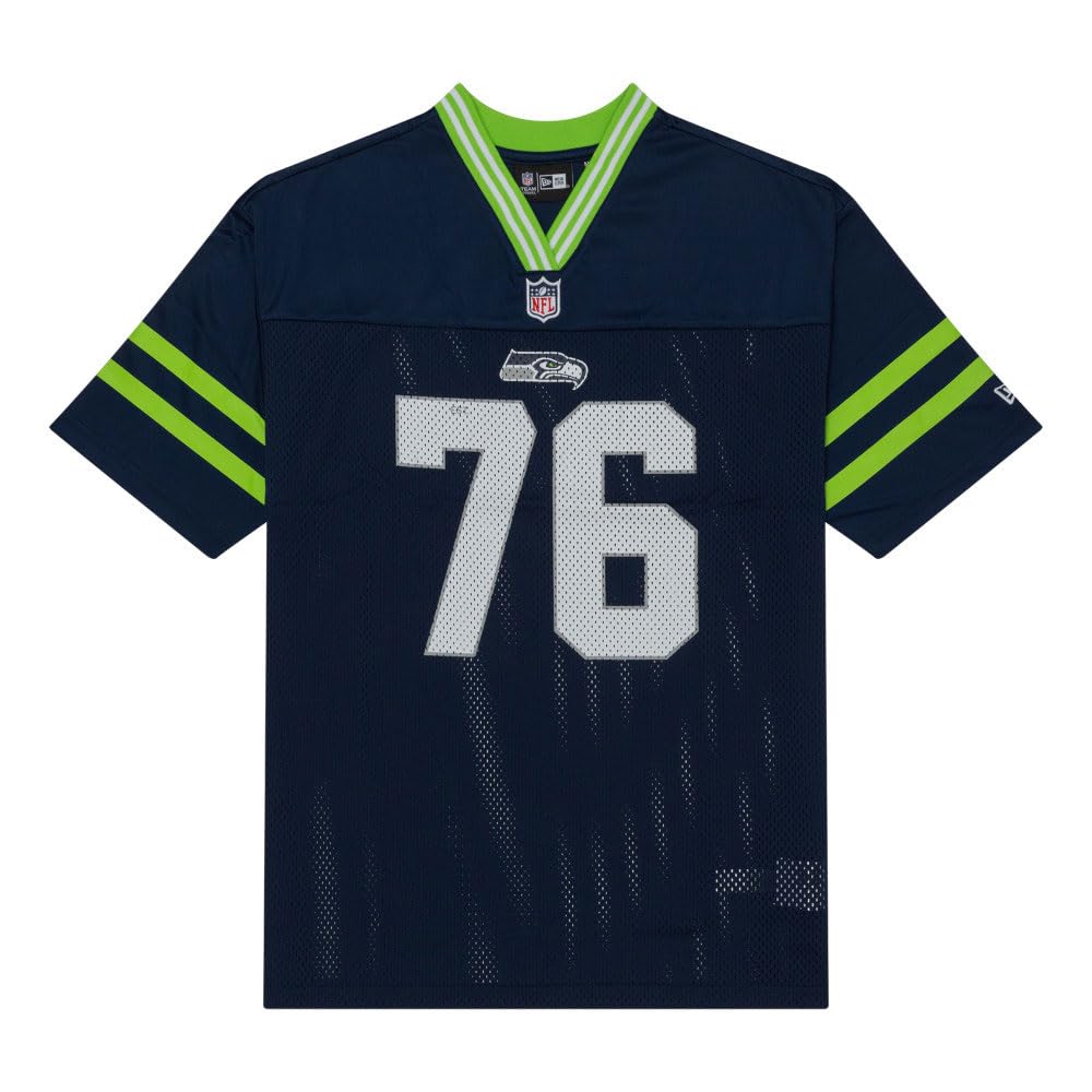 New Era Men's Bleu Jersey Seahawks Nos Nfl