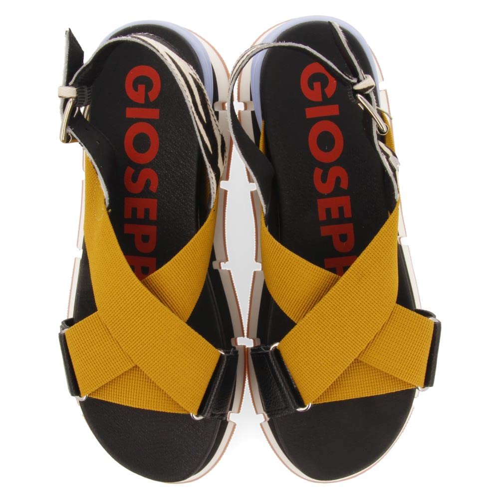 GIOSEPPO Sandalias con Print DE Cebra Y Plataforma para Mujer Leesburg