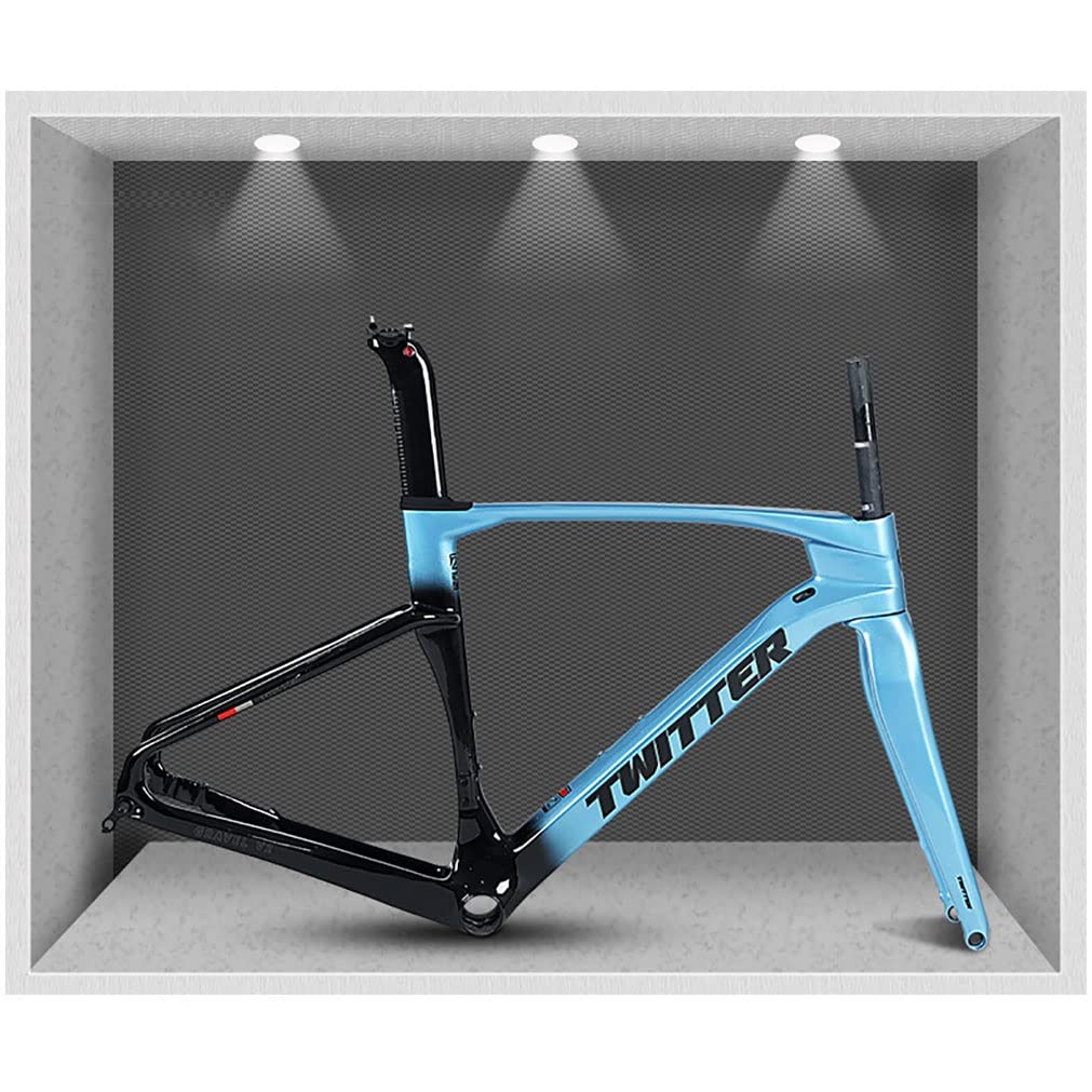 Amazon.co.jp: カーボンロードバイクフレームセット 45/48/51/54cm