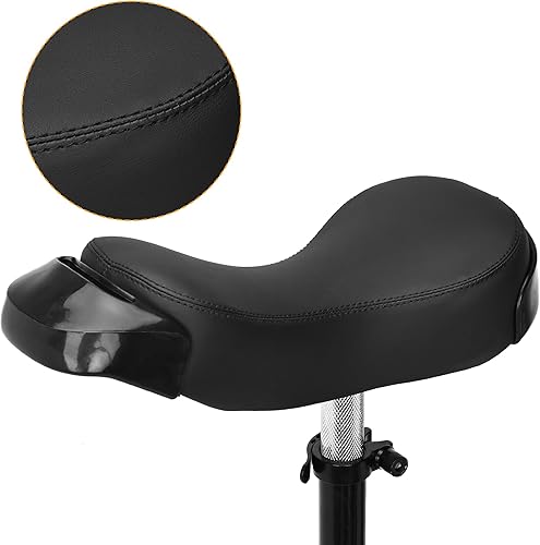 Miniatura 3 de Nisorpa Bicicleta clásica de una rueda negra de 20 pulgadas con borde de aleación antideslizante y pedal de altura ajustable para niños y adultos,