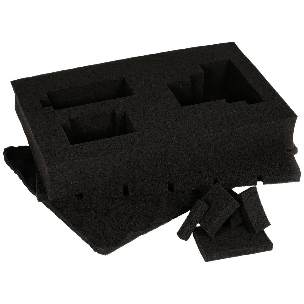 Set Originale Einhell Grid Foam Per Sistema E-Case (Schiuma A Griglia Come Rivestimento Interno Adatto Per Custodie Del Sistema Einhell E-Case, Stoccaggio Sicuro E Regolabile Per Dispositivi - 4