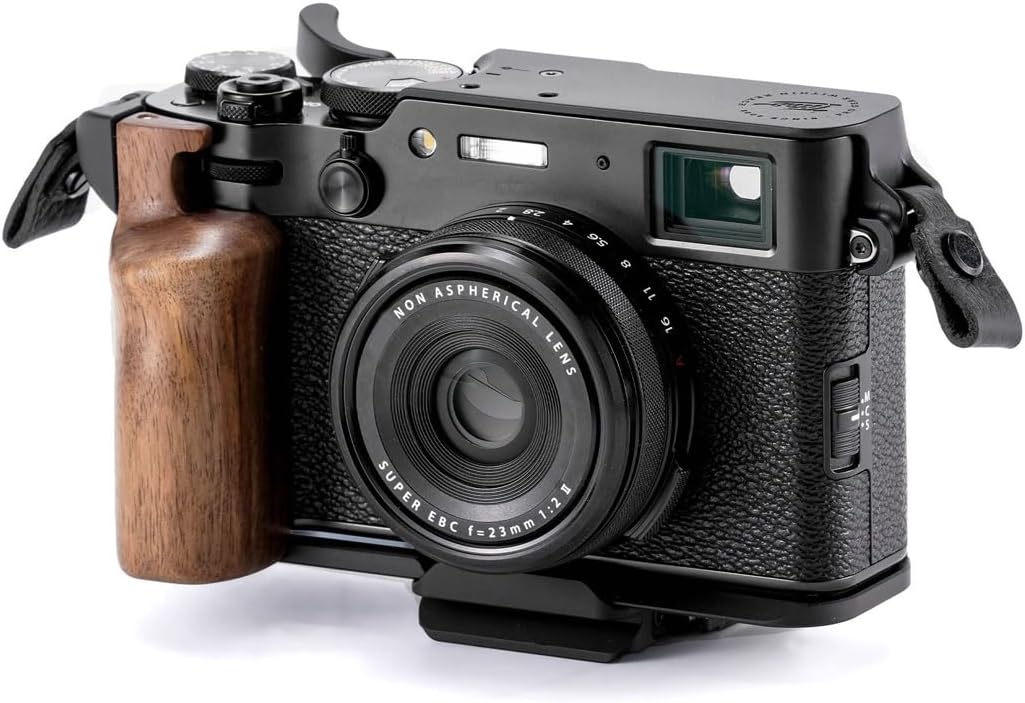 Tilta Vintage Camera Cage Compatible with Fujifilm X100VI – Black | Travel Kit | Thumb Grip | Strap Attachments | ARCA Ready | Lightweight & Durable TA-T70-B-B