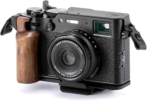 Tilta Vintage Camera Cage Compatible with Fujifilm X100VI Black | Travel Kit | Thumb Grip | Strap Attachments | ARCA Ready | Lightweight & Durable TA-T70-B-B