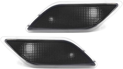 Miniatura 9 de iJDMTOY Euro OEM-Spec - Carcasas de lámpara de marcador lateral de parachoques delantero compatibles con Mercedes 2010-2013 W212 Clase E E300 E350