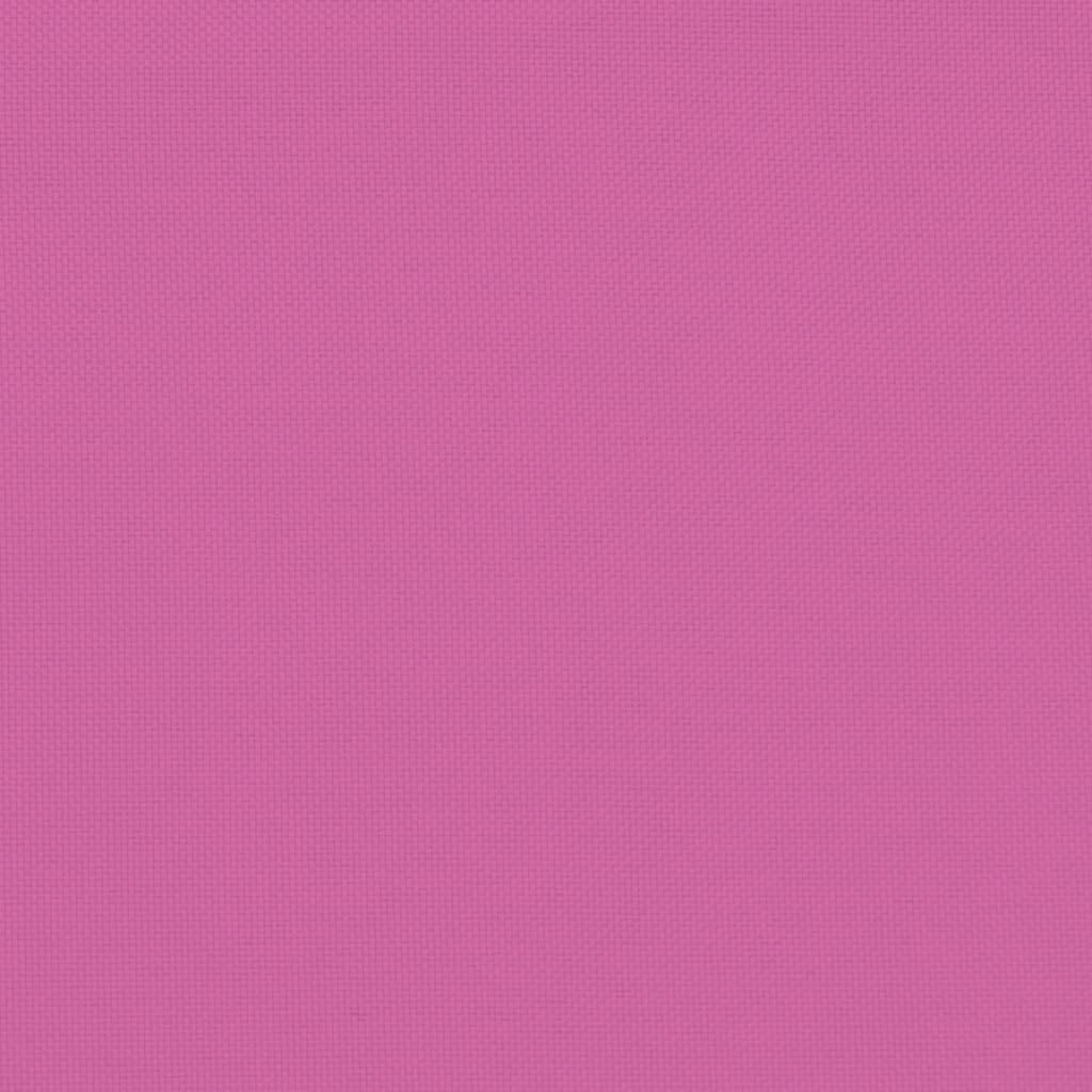 vidaXL Lot de 6 Coussins de Chaise, Coussins de Siège de Patio, Coussins de Canapé de Jardin, Coussins d'Assise Extérieur, Rose 50x50x7 cm Tissu Oxford