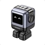 UGREEN Uno 65W USB C Chargeur, Robot Nexode GaN Bloc chargeur rapide 3-Port, Adaptateur d'alimentation pour chargeur mural compact pour MacBook Pro/Air, iPhone 17 16, Galaxy S26 S25 Ultra, Pixel, iPad, Deck à vapeur, noir