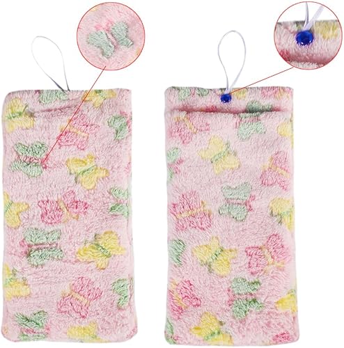 Miniatura 5 de E-TING Saco de dormir hecho a mano para muñeca de niña de 11.5 pulgadas, accesorios de dormitorio (corazón rosa)