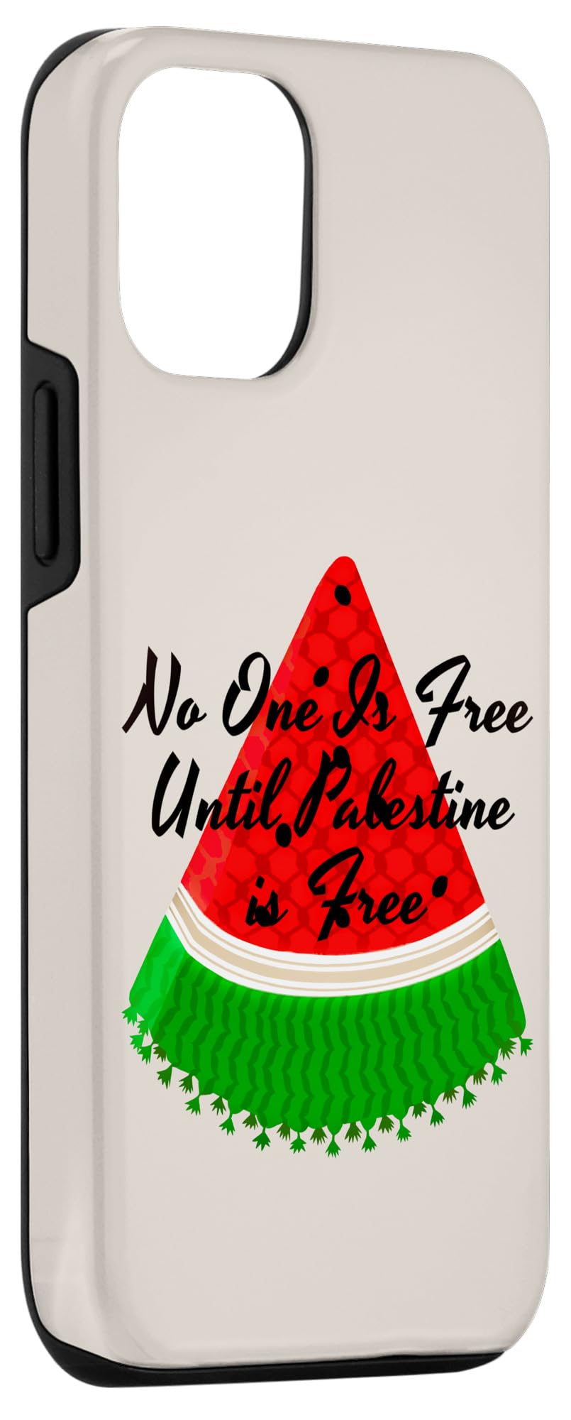 Palestine No One Is Free Until Palestine Is Free Palestinian Case for iPhone 15 - Image 3