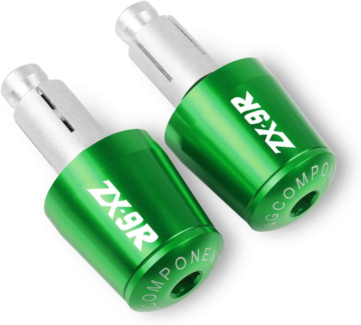 Bar Ends Motorcycle Handlebar Grips Handle Bar End Cap Compatible with Ka wasa Ki ZX9R ZX 9R 2000-2003