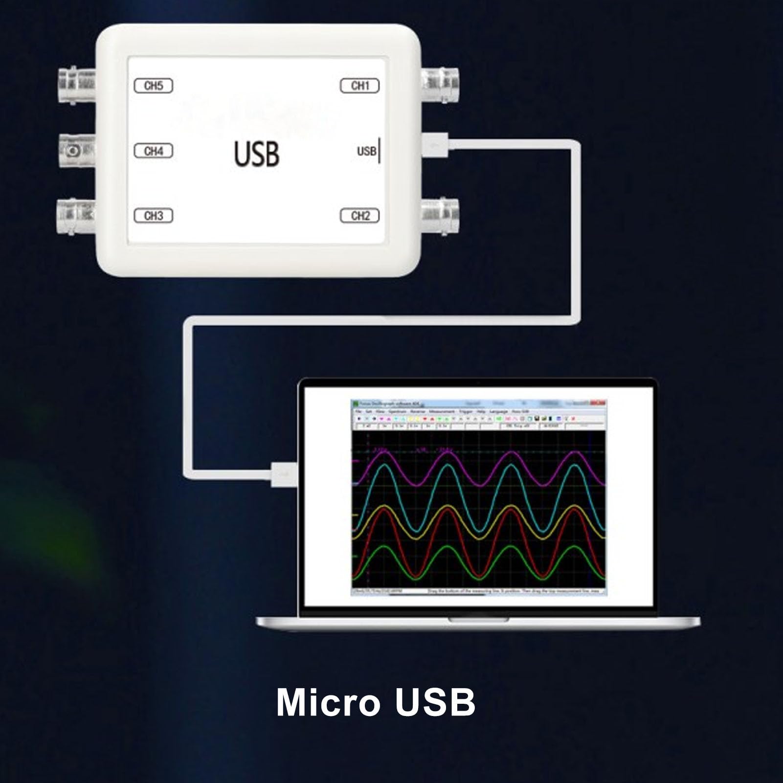 velleman PCSGU250 2 Kanal USB PC Oszilloskop + Generator Ak velleman PCSGU250 2 Kanal USB PC Oszilloskop + Generator Ak