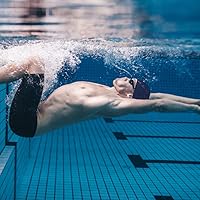 Vista 4 de 6 gorras elásticas de natación para mujeres, hombres y niños, tela duradera, no impermeable, gorra de piscina, gorra de baño elástica