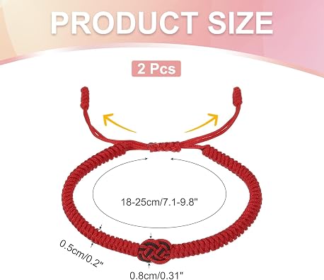 PATIKIL Matching Bracelets for Couple, Knots Braided String Bracelets