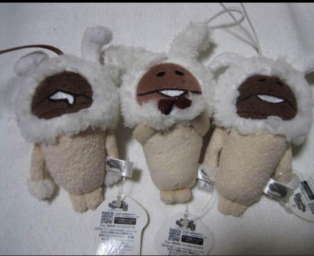 おさわり探偵 なめこ栽培キット ぬいマスコット 白うさぎ 3種セット