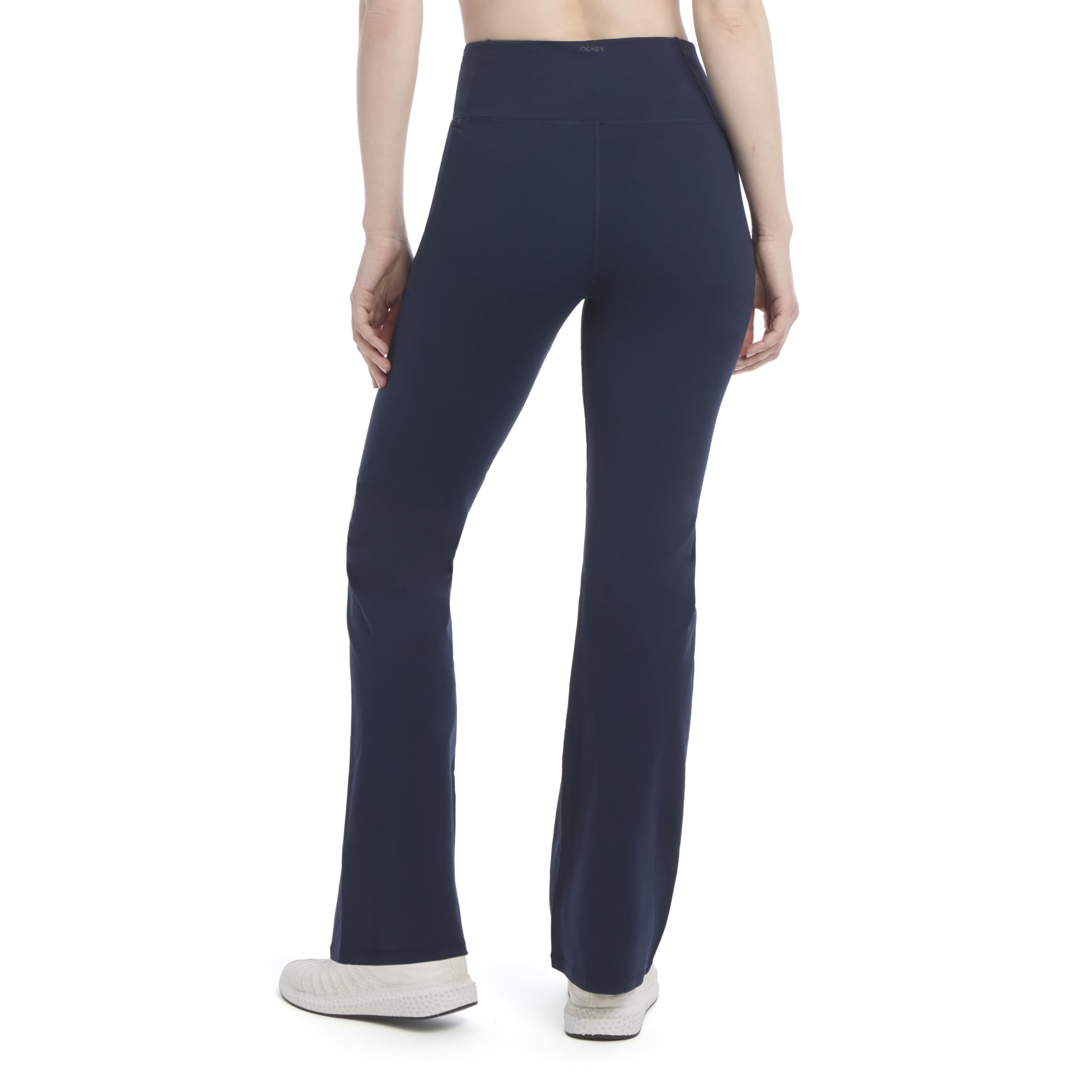 Jockey Damskie aktywne nylonowe spodnie do jogi z kieszeniami, Neo Navy, S