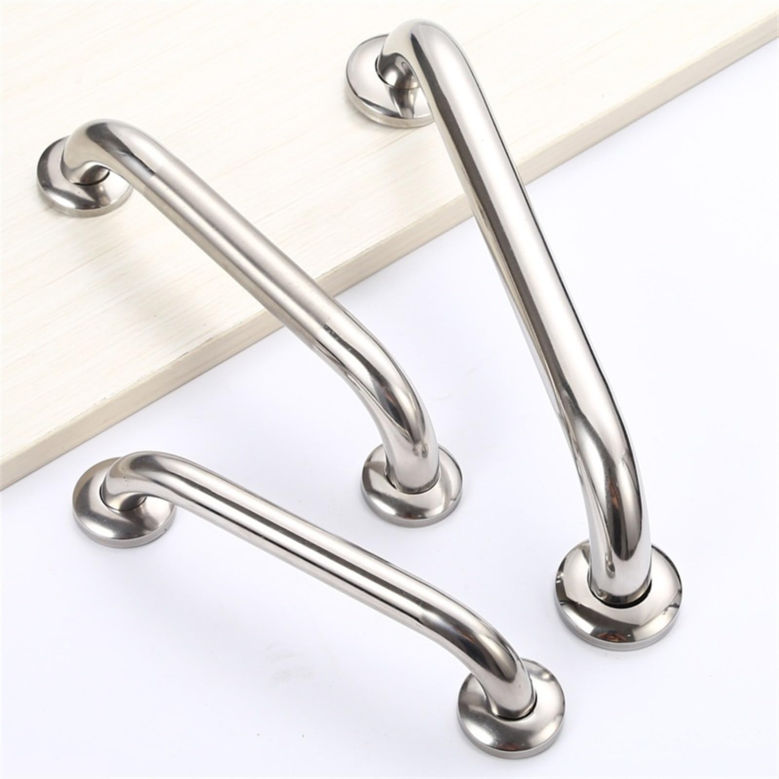 Barra de Apoyo para baño, Barras de Apoyo de Acero Inoxidable de 195/230/300 mm para bañera, Inodoro, pasamanos, Soporte de Seguridad para Ducha, toallero (Barra de Apoyo de 230 mm