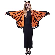 Hercicy Monarch Butterfly Wings Knit Cardigan Cape Halloween Costume