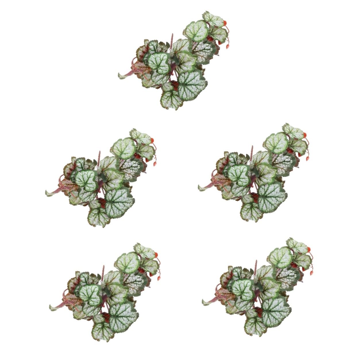 POPETPOP 5piezas Planta Artificial De Terrario para Reptiles y Acuarios Decoración De Acuario De Plástico Planta De Simulación para Peceras y Tanques De Reptiles Adorno Lifelike para