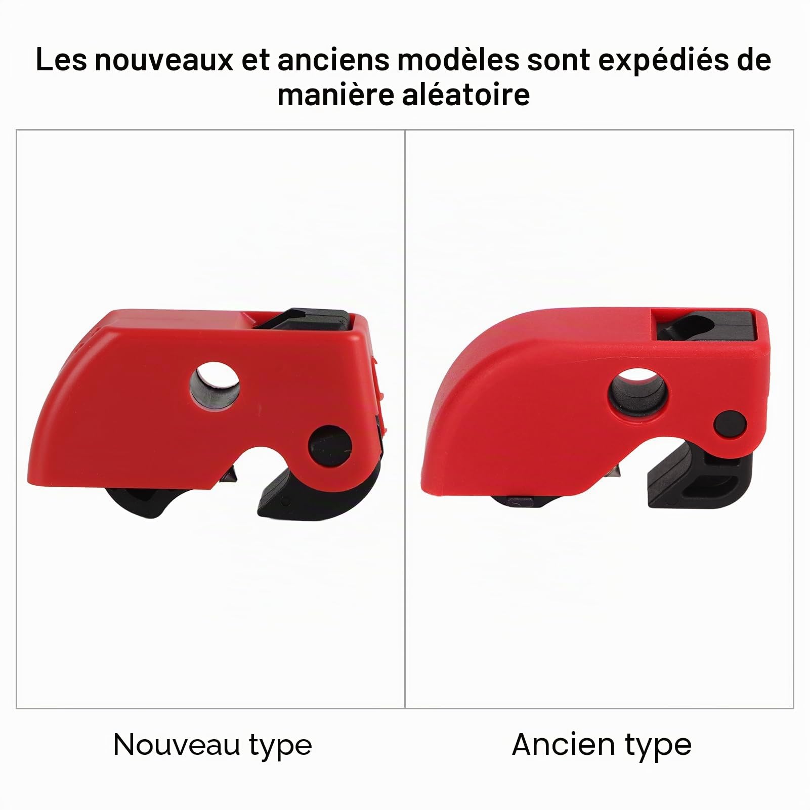 Kit de 10 dispositifs de verrouillage de disjoncteur industriels et chimiques - Compatibilité universelle, matériaux durables (nylon et laiton), vis autobloquante