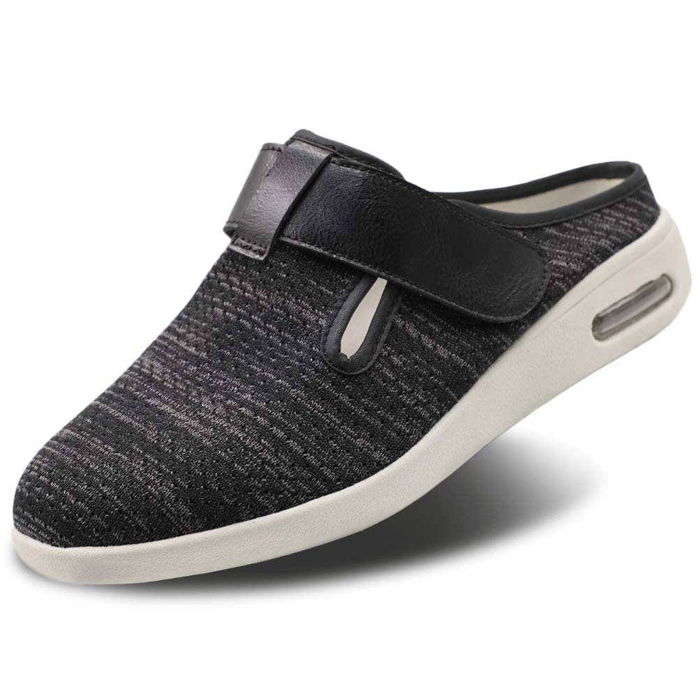 Secret SlippersWomen's Diabetic Slippers Extra Wide Width Walking Shoes with Adjustable Closures for Diabetic Edema Plantar Fasciitis Bunions Arthritis Swollen Feet