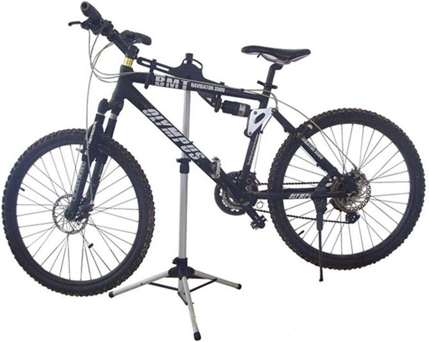 Portable Indoor Bike Racks Storage Adjustable - Gravity Bicycle Stand Garage with Bike Cleaning Tools Kit