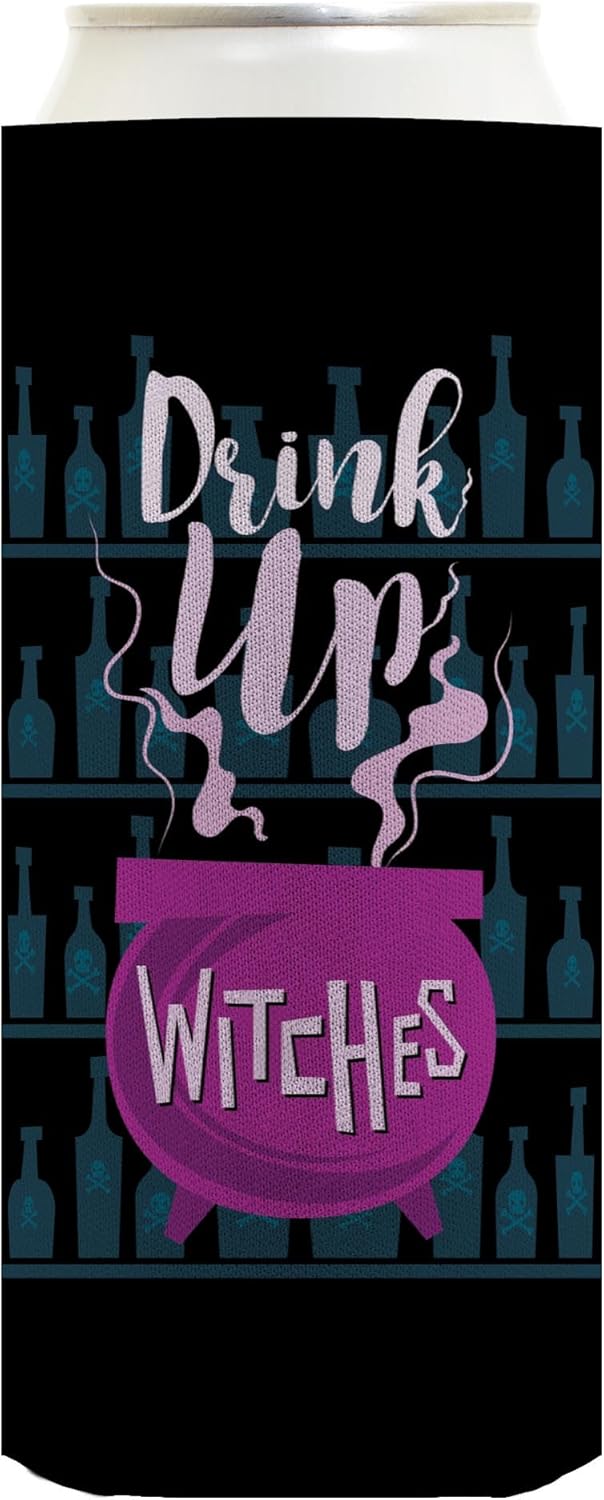 Halloween Party Favors Drink Up Witches Witch Related Gifts 12-Pack Ultra Slim Can Thermocoolers