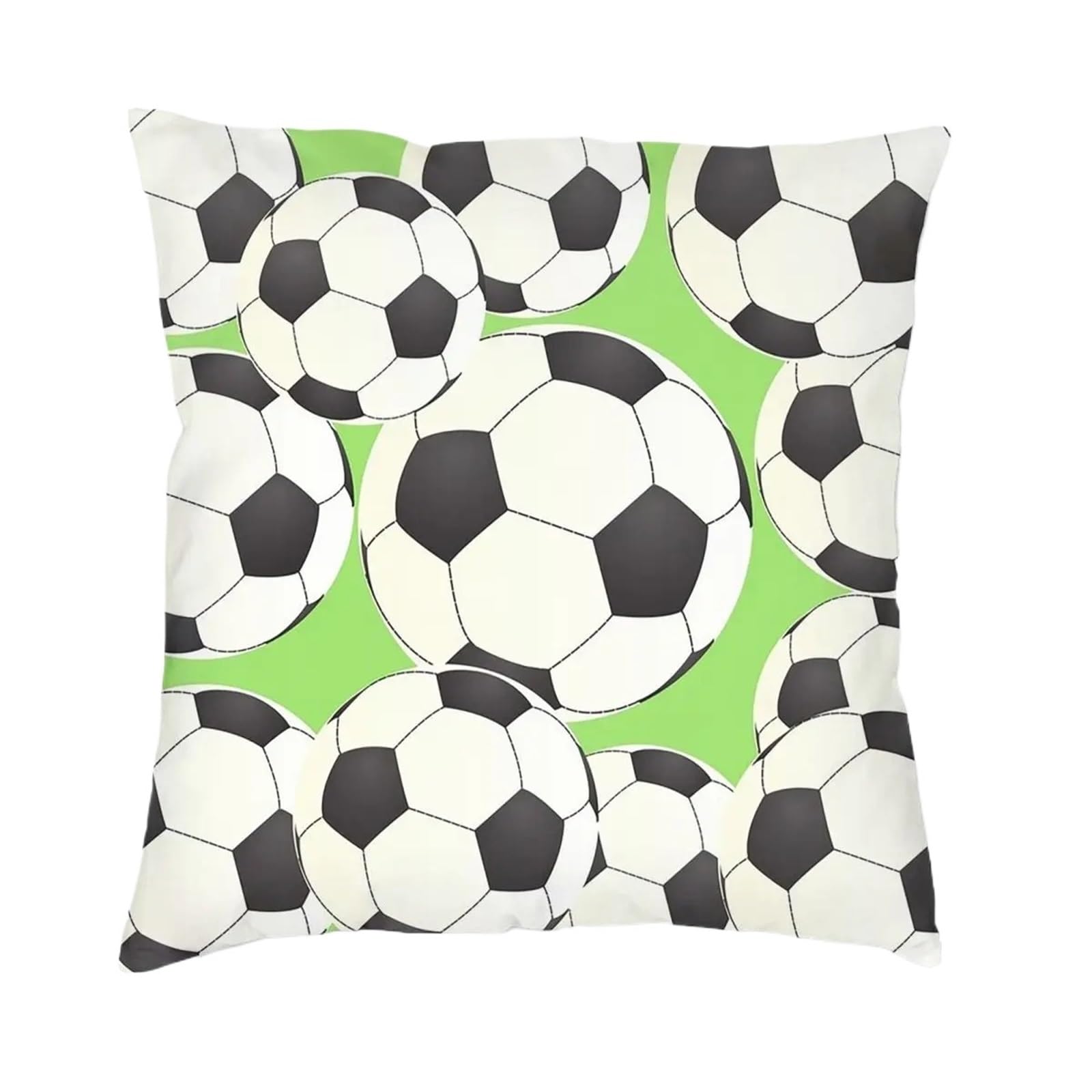 GIYXHU Football Pattern Square Pillow Cushion Decor Comfort Throw For Home Bedroom for Sofa(Color4)