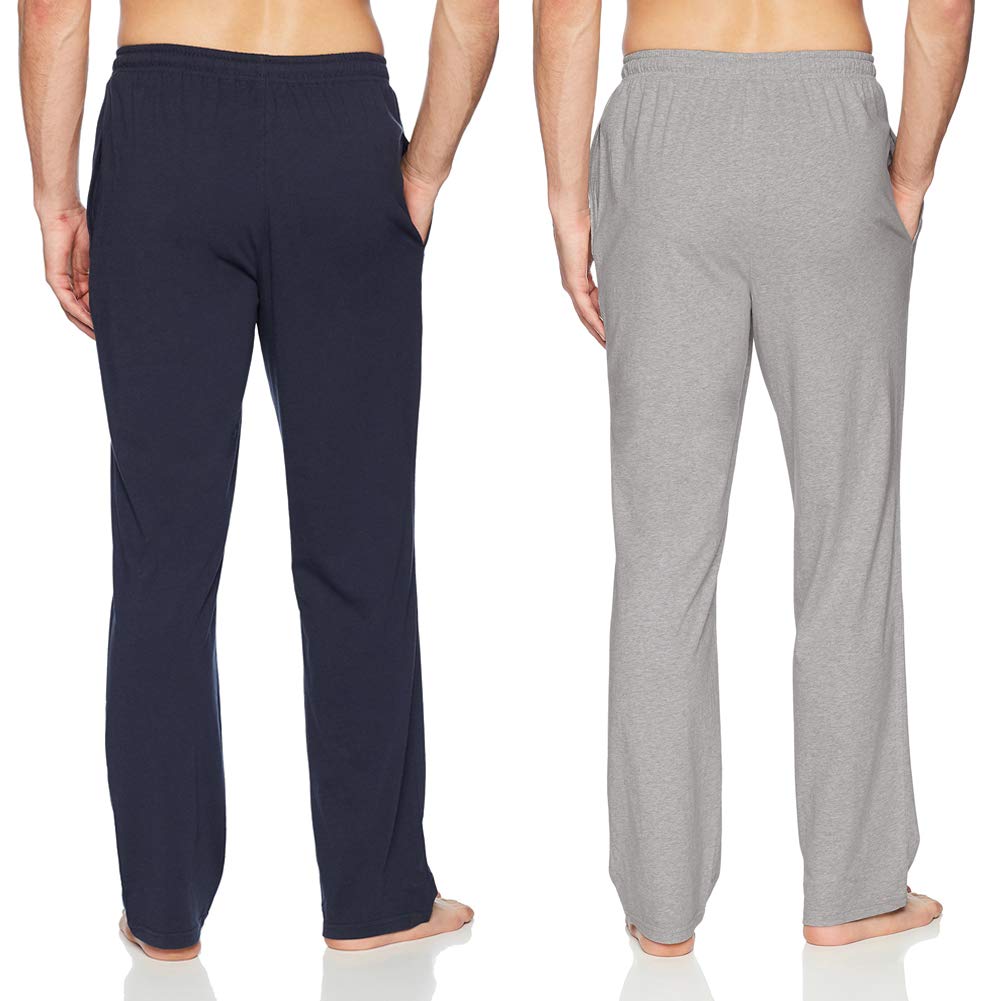Pyjama Homme 2 Pièces Pantalon Pyjama Très Doux et Confortable en Maille avec Poches Vêtement de Maison Lounge pour Homme