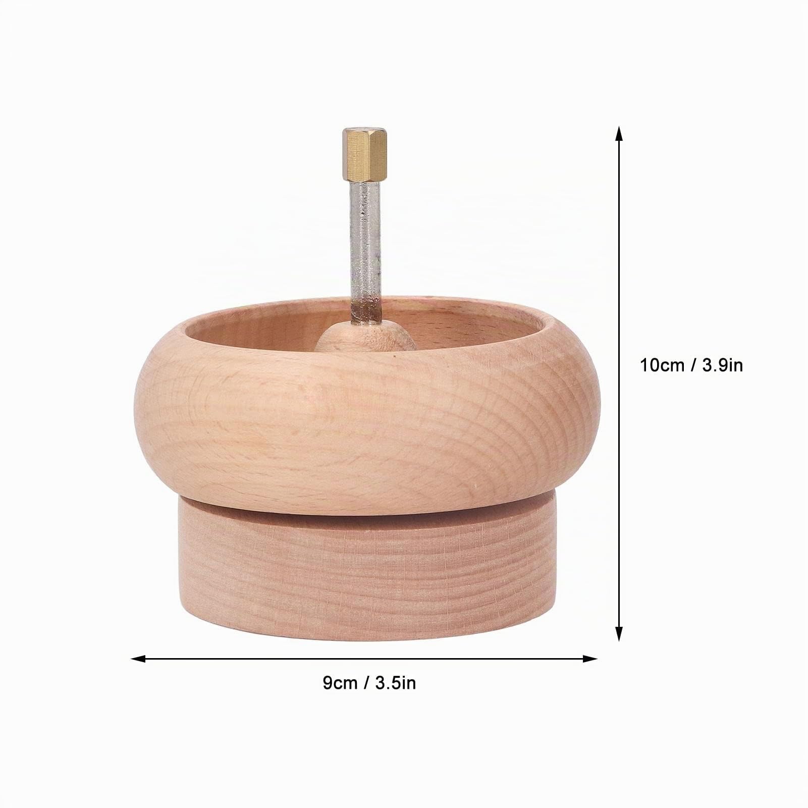 Spinner de Cuentas DIY Shop LC - Kit de Pulsera con Cuenco Giratorio, Cargador de Cuentas de Velocidad Controlable y Aguja de Ojo Grande para Manualidades de Encordado