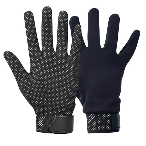 Onekbhalo PVC Dotted Tennis Cricket Batting Gloves -Recommended for Soft Ball only (Alpha Gold Black, Mens)