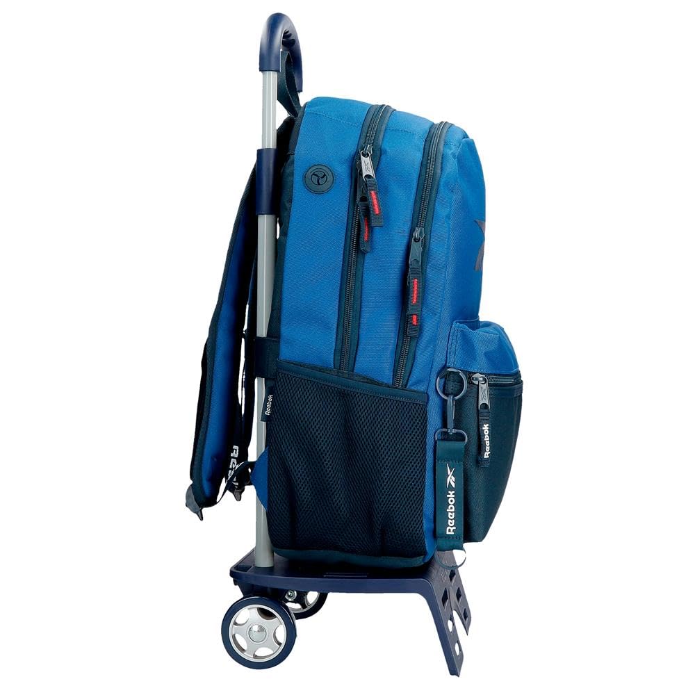 Reebok Atlantic Mochila Escolar, Azul, 31x44x15 cms