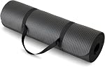 Tapis de yoga épais Amazon Basics avec sangle de transport