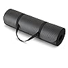 Amazon Basics Extra Thick Exercise Yoga Mat with Carrying Strap