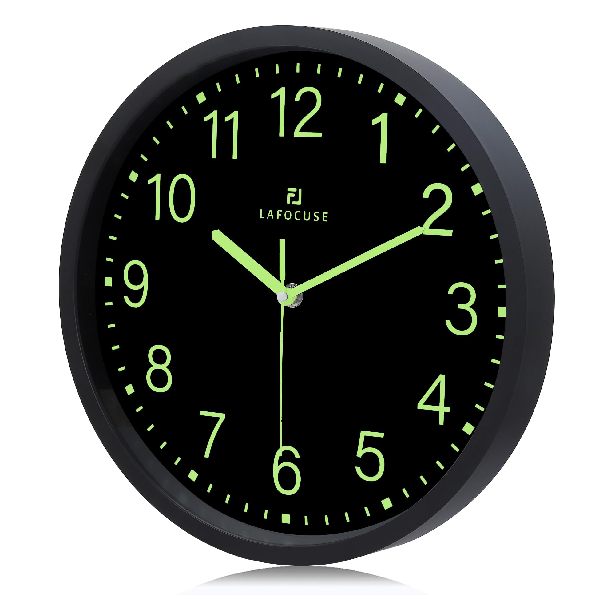 Horloge Murale Lumineuse 30 Cm – Cadran Fluorescent, Silencieuse – Design Moderne Pour Salon, Chambre, Bureau - 12