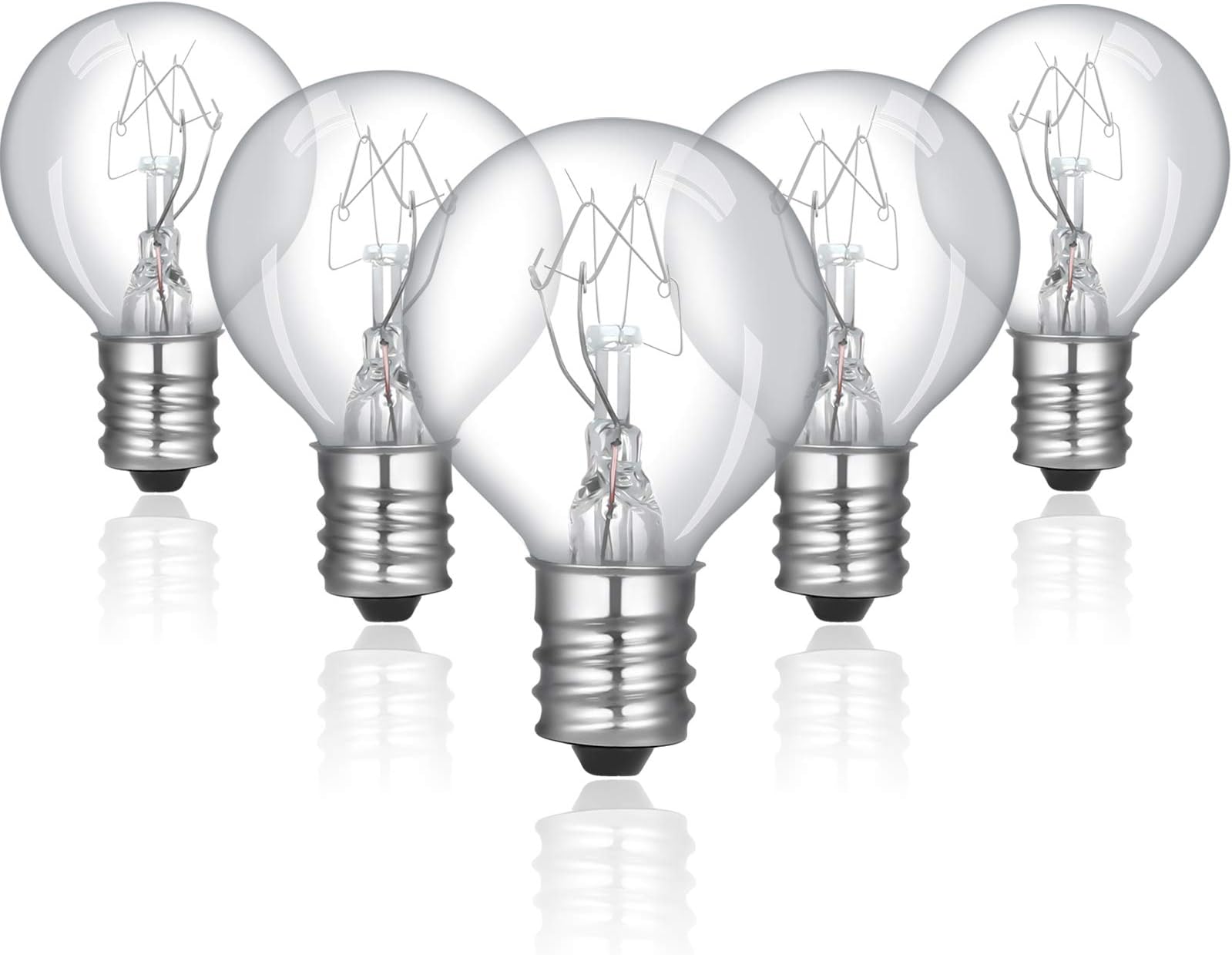 12 Pieces 20 Watt Bulbs Wax Warmer Bulbs Incandescent Clear