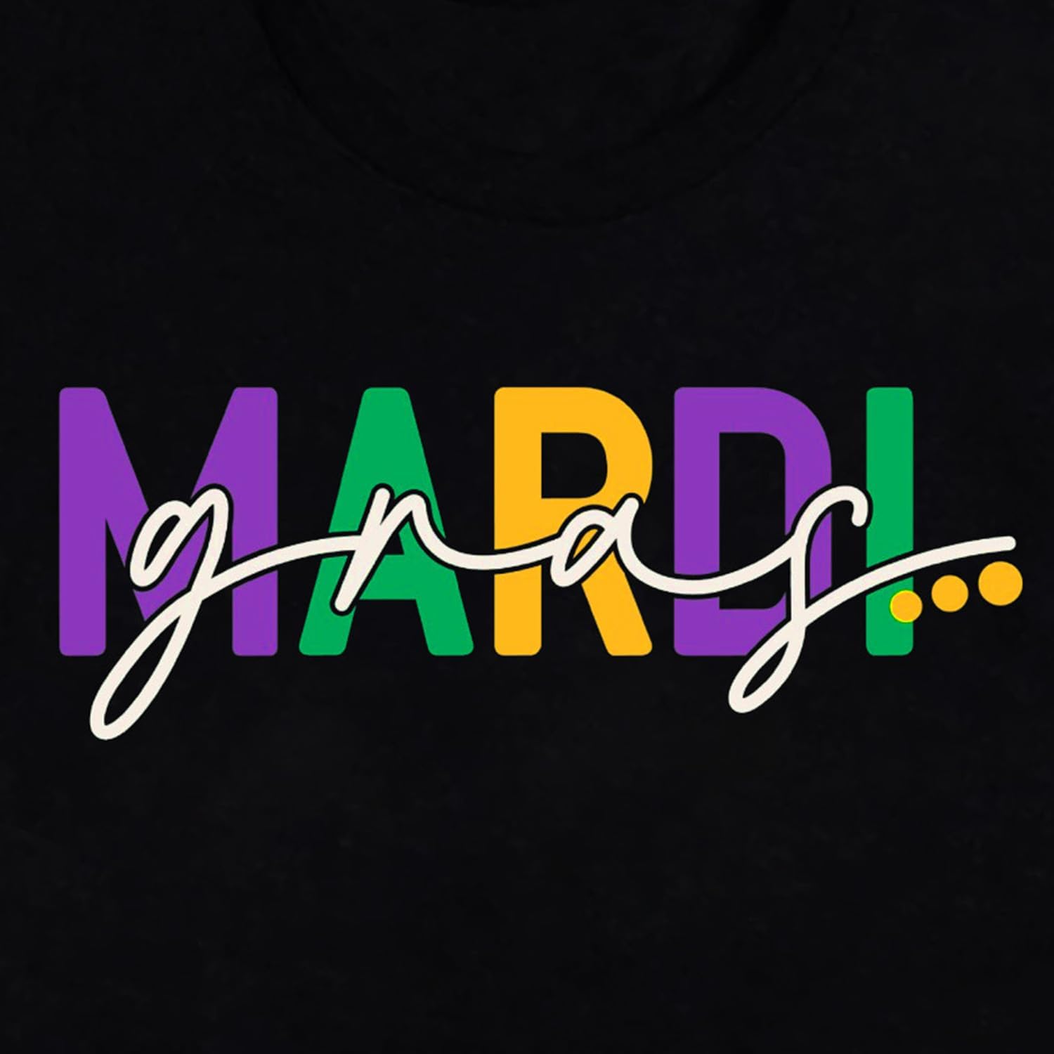 Mardi Gras Shirt for Women Fat Tuesday Parade T-Shirt New Orleans Carnival Party Tshirt - Image 6