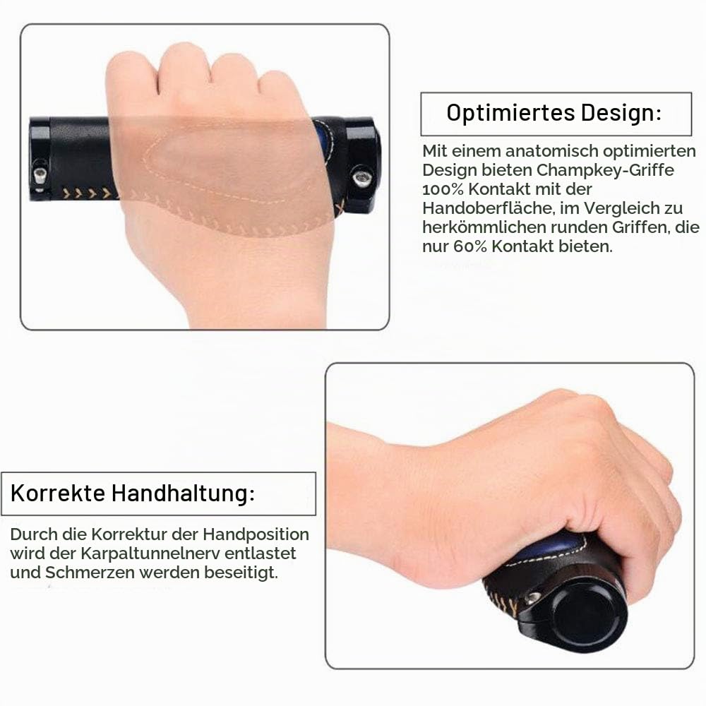 Fahrrad Komfortable Griffe Anti-Rutsch-Stoßdämpfung Rindsleder MTB Leder Mountain Lenkerabdeckung Fahrradlenker Griffe Lock-on Rennrad Lenker Zubehör