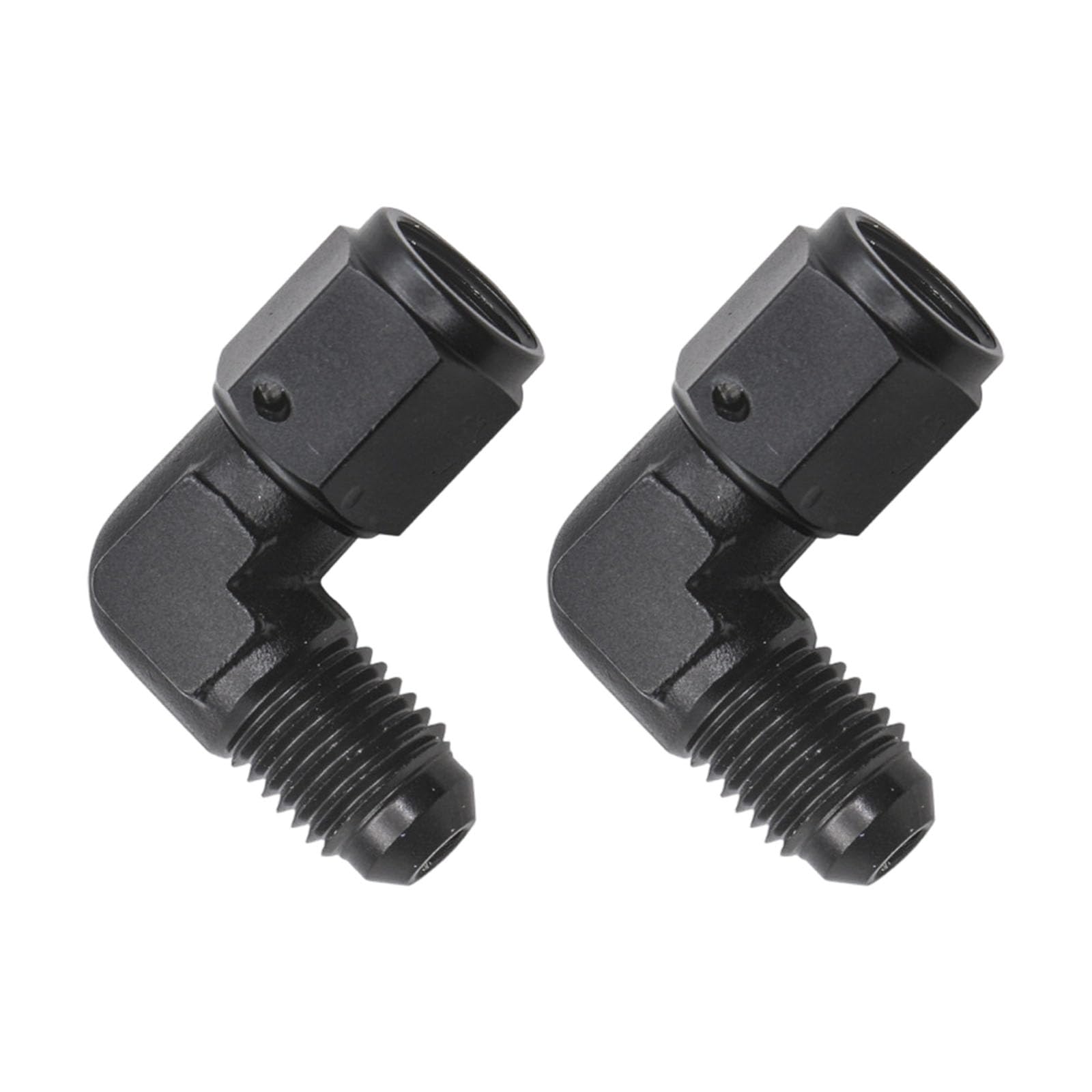 CUNZJIA 4AN 6AN 8AN 10AN Thread 90 Degree Swivels Hose Fitting for Oil Systems Upgrade in Automotive Modifications