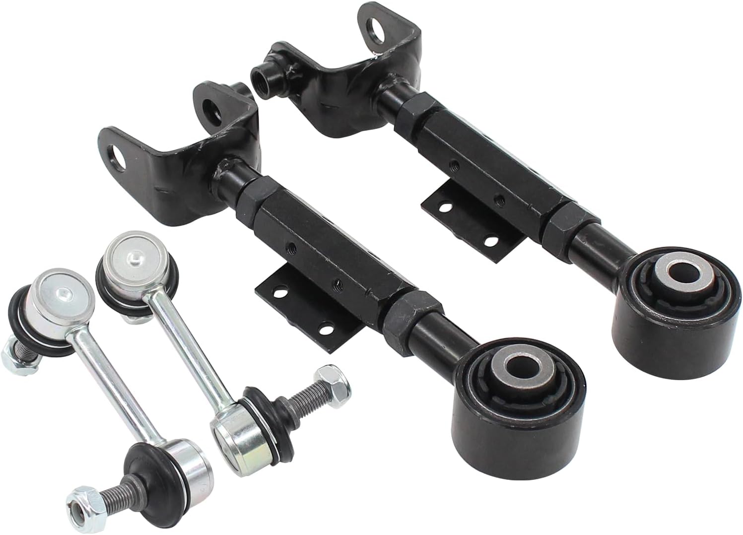 NewYall Rear Upper Control Arm and Left Right Stabilizer Sway Bar End Link for Honda CR-V 2007-2016