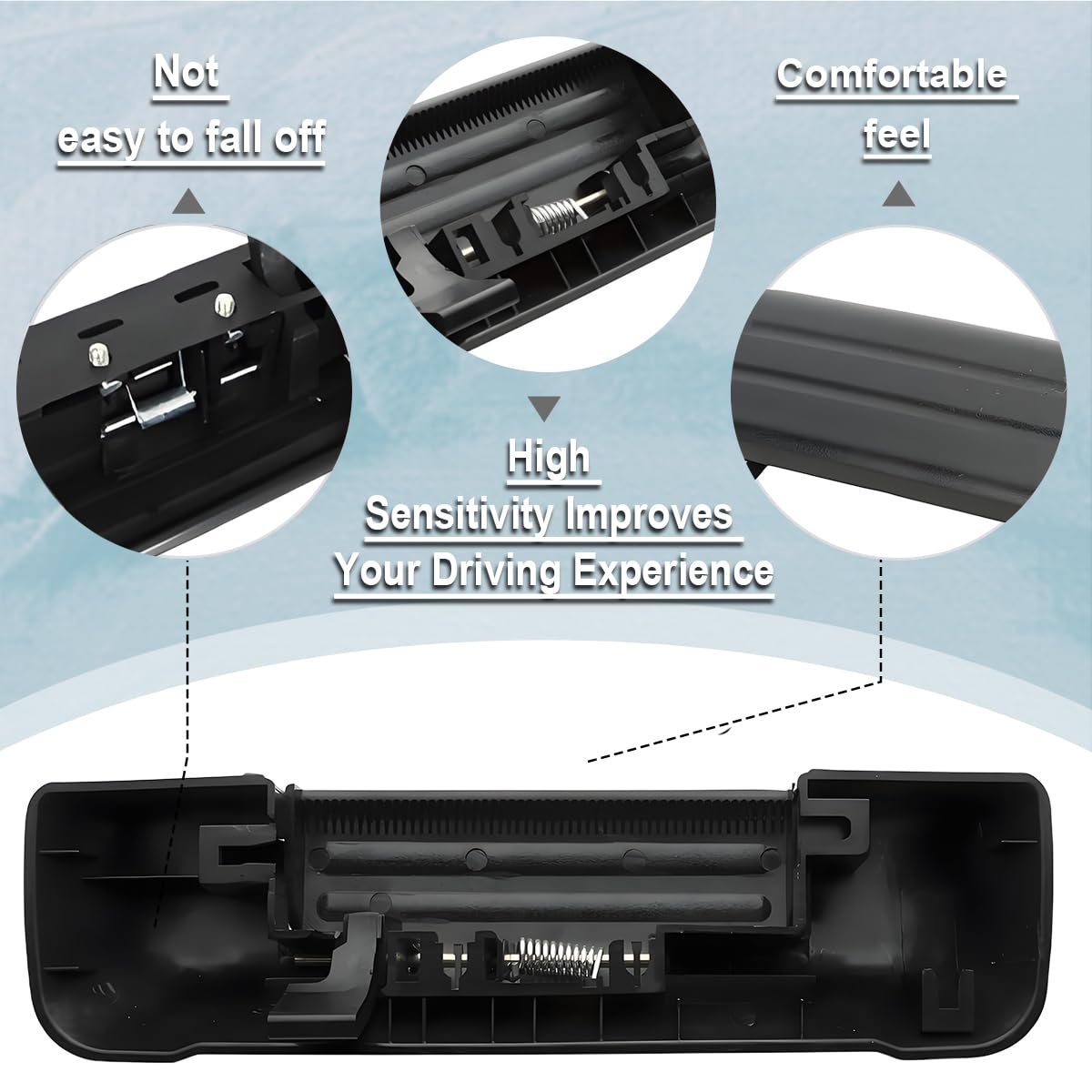 ZAMDOE 8285065D125PK klamka tylnej drzwi samochodu do Suzuki Grand Vitara 1998-2005 Grand Vitara XL-7 1998-2005 przełącznik uchwytu bagażnika części zamienne 82850-65D13-5PK czarny
