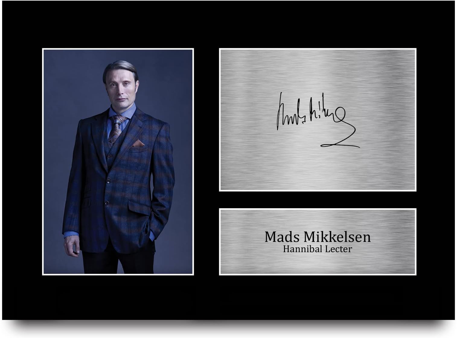 HWC Trading A4 Mads Mikkelsen Hannibal Gifts Printed Signed Autograph Picture for TV Show Fans